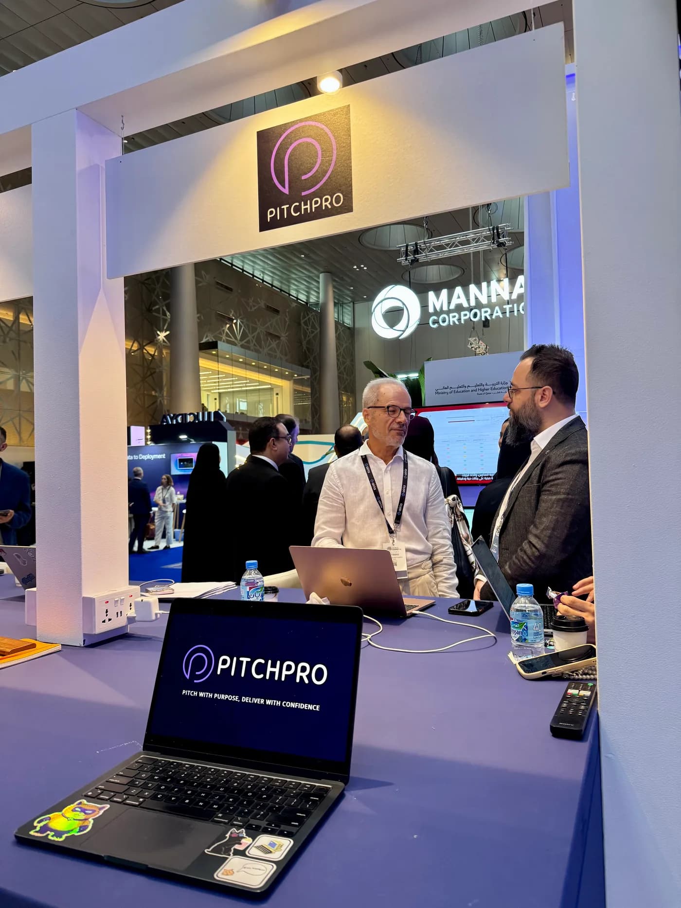 Our booth at the World AI Summit '25